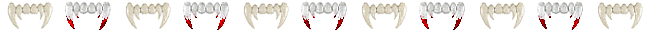 vampire fangs divider