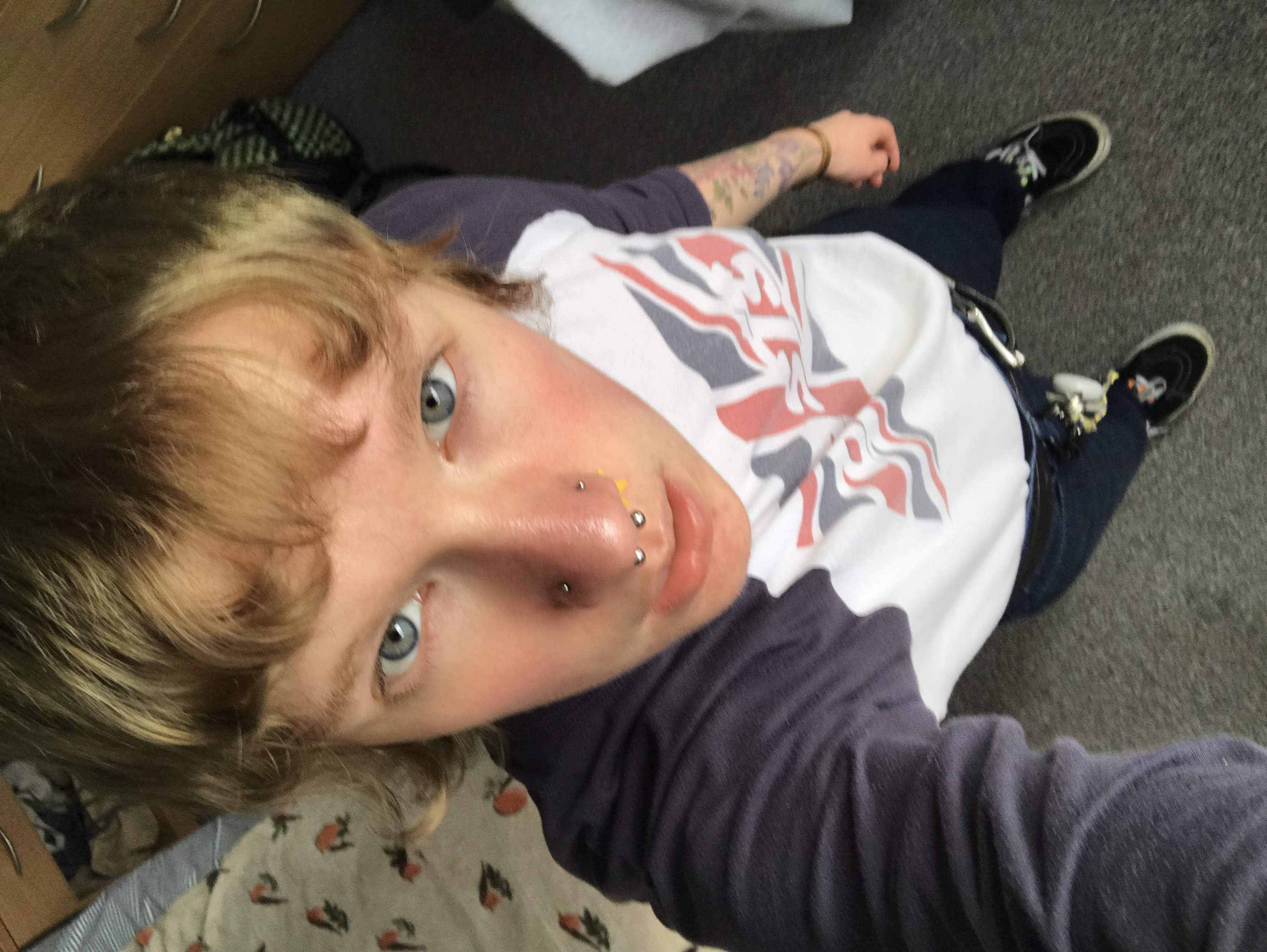 man with dirty blond medium length hair