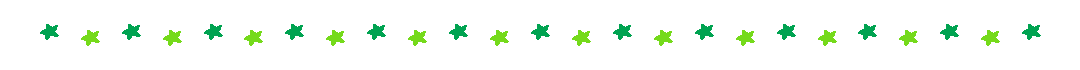 green stars divider