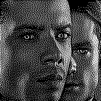 black and white image of Louis and Lestat from Interview with the Vampire