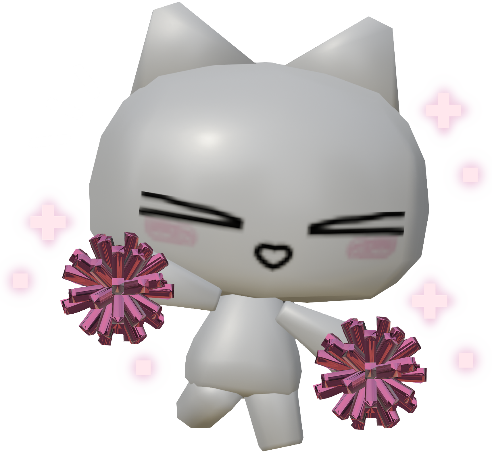 toro inoue with pink pompoms