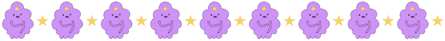 Lumpy Space Princess divider