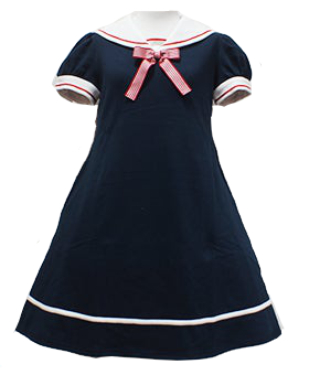 Navy one-piece dress