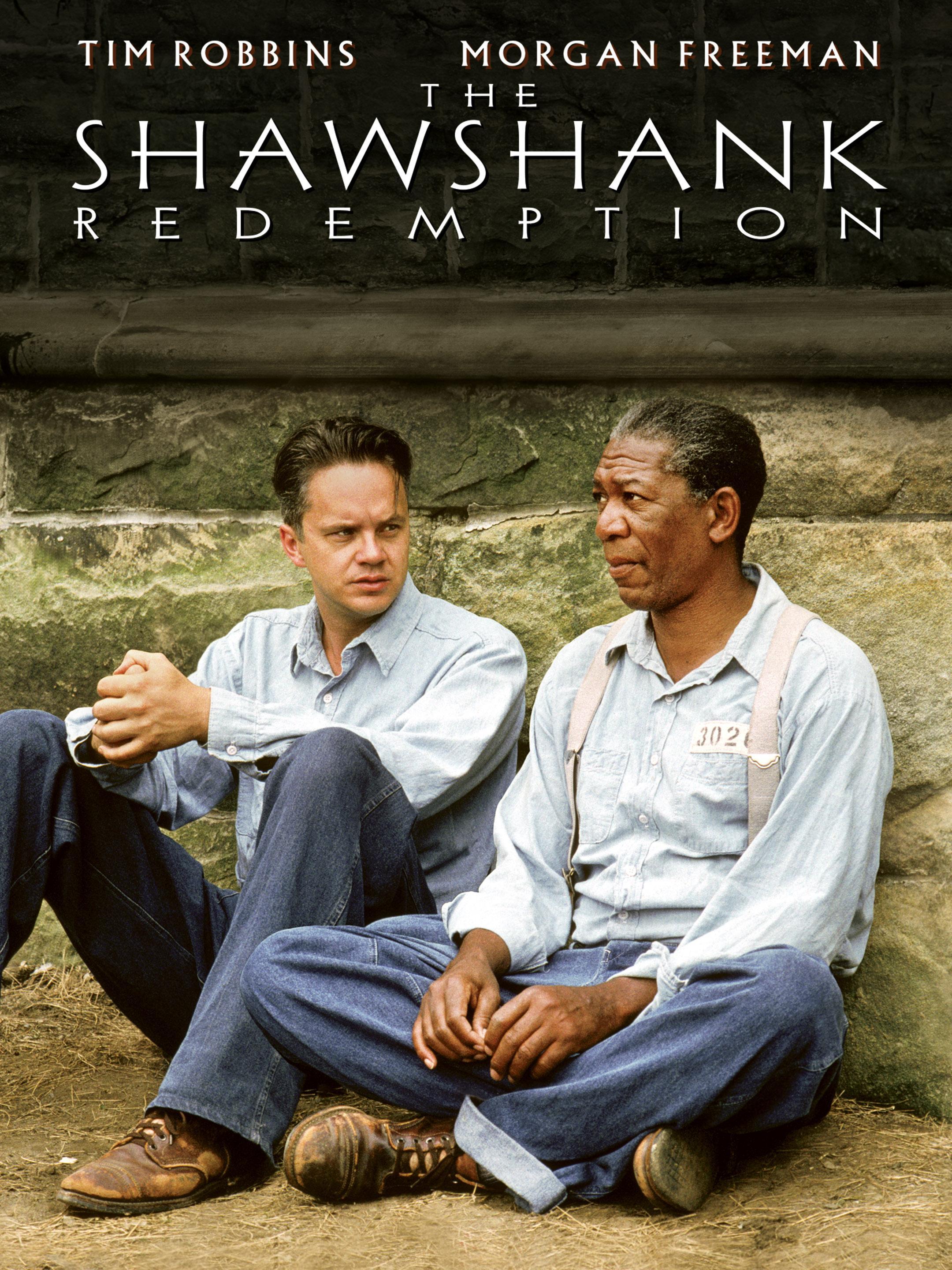 Tim Robbins and Morgan Freeman as the poster