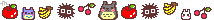 totoro themed pixel divider